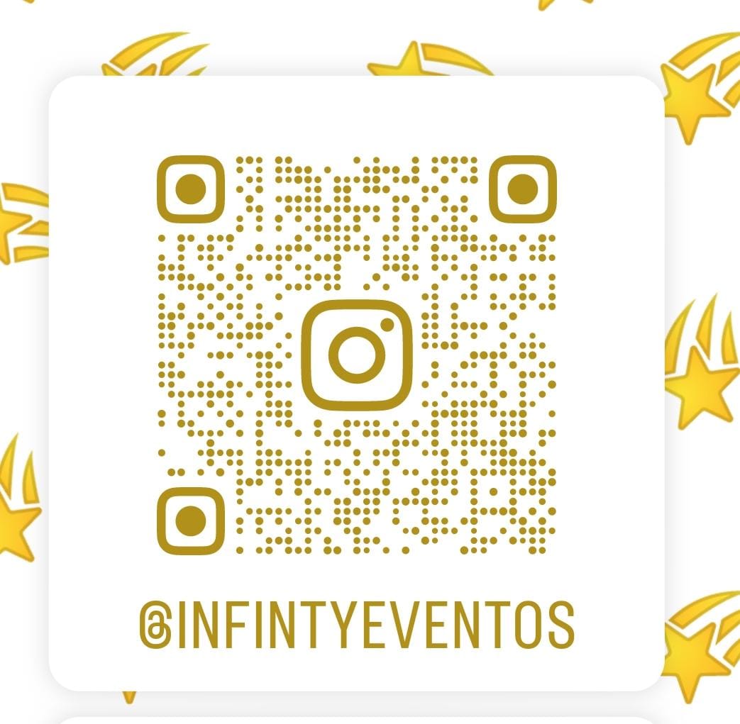 Escanea el código QR de Instagram @infintyeventos