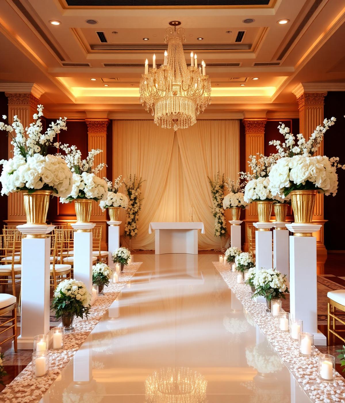Ceremonia de boda elegante